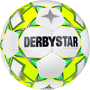 DerbyStar Futsal Brilliant APS V23 1550 Wit geel grijs