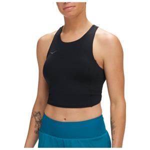 HOKA  Women's Elaro Crop Bra - Sportbeha, zwart