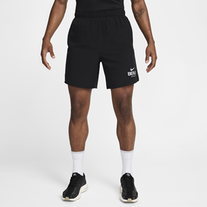 Nike Challenger Hardloopshorts met binnenbroek voor heren (18 cm) - Zwart