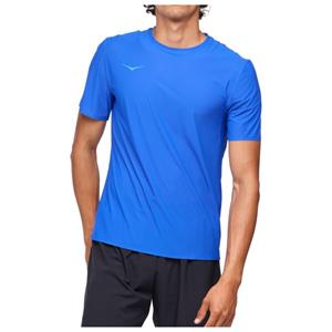 HOKA  Performance Run Short Sleeve - Hardloopshirt, blauw