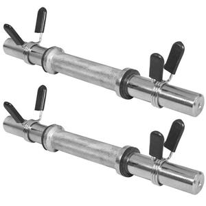 Set dumbellstangen 35 cm - Veersluiting 30 mm