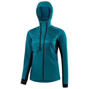 Löffler  Women's Hooded Hybridjacket Grace Primaloft60 - Langlaufjas, blauw