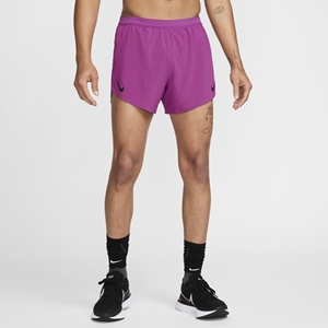 Nike AeroSwift Dri-FIT ADV hardloopshorts met binnenbroek voor heren (10 cm) - Paars