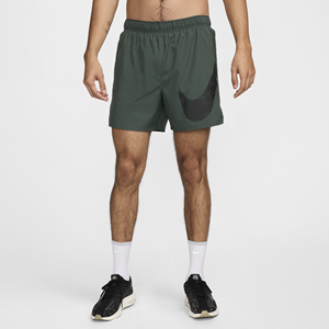 Nike Challenger Swoosh Dri-FIT hardloopshorts voor heren (13 cm) - Groen