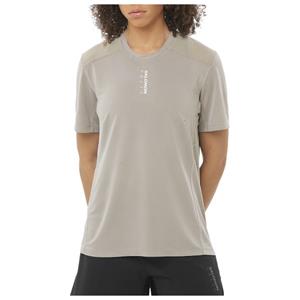 Salomon  Women's  Ultra Tee - Hardloopshirt, grijs