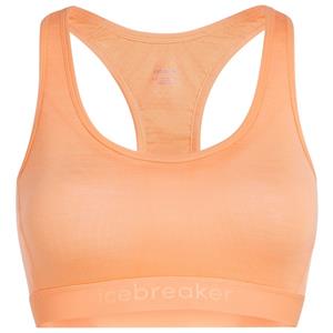 Icebreaker  Women's 125 Zoneknit Racerback Bra - Sportbeha, beige/oranje