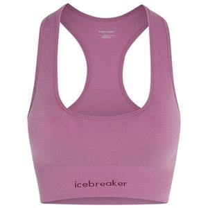 Icebreaker  Women's Merino 260 Zoneknit Seamless Bra - Sportbeha, roze