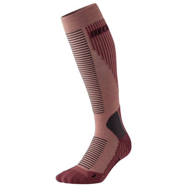 CEP  Women's Cold Weather Compression Socks Tall V2 - Compressiesokken, bruin