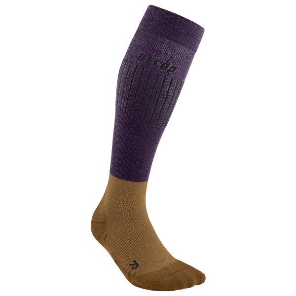 CEP  Women's Ultralight Comp. Socks Skiing Tall V2 - Skisokken, bruin