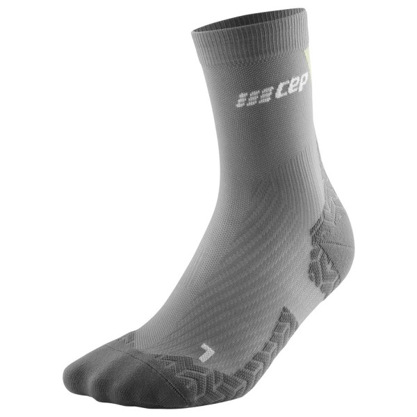 CEP  Ultralight Compression Socks Mid Cut V3 - Compressiesokken, grijs