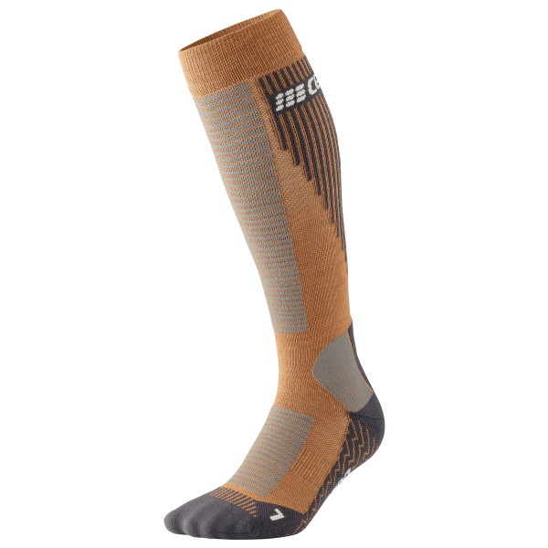 CEP  Cold Weather Compression Socks Tall V2 - Compressiesokken, bruin