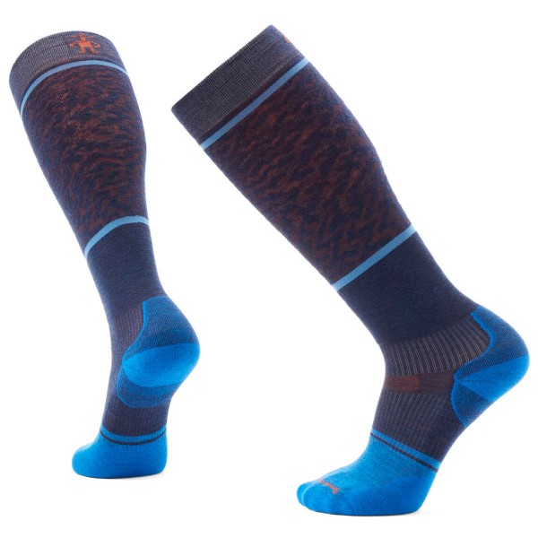 SmartWool  Snowboard Targeted Cushion Retro Line OTC Socks - Skisokken, blauw