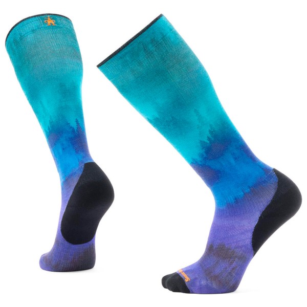 SmartWool  Ski Targeted Cushion Compression Print OTC Socks - Skisokken, meerkleurig