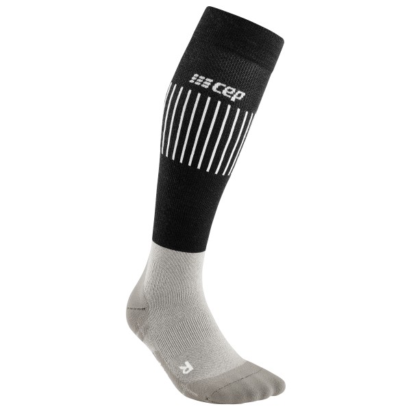 CEP  Ultralight Comp. Socks Skiing Tall V2 - Skisokken, grijs/zwart