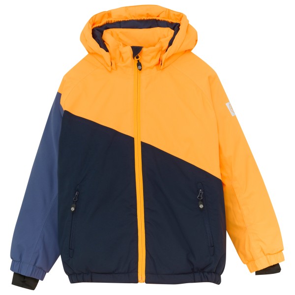 Color kids  Kid's Ski Jacket Colorblock - Ski-jas, blauw/oranje