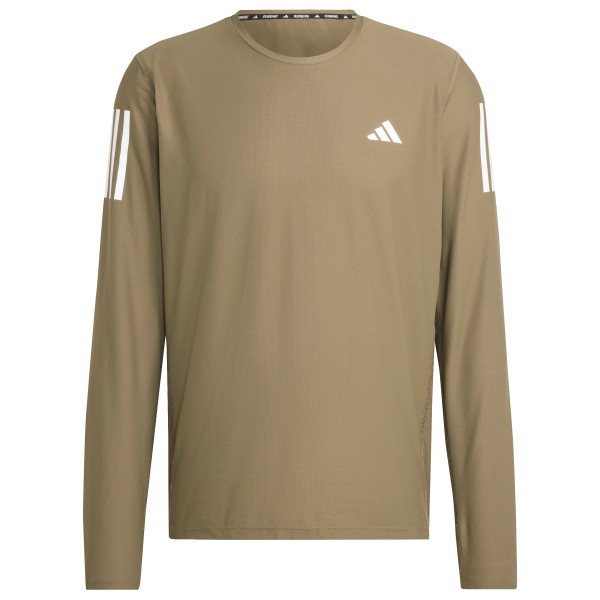 Adidas  Own the Run L/S - Hardloopshirt, beige