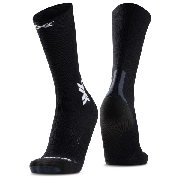 X-Socks  Run Discover Merino Crew - Hardloopsokken, zwart