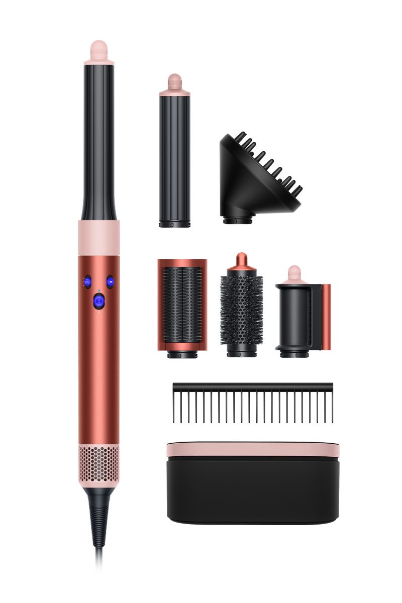 Dyson Airwrap™ Complete Long multistyler en föhn (Strawberry Bronze en Blush Pink)