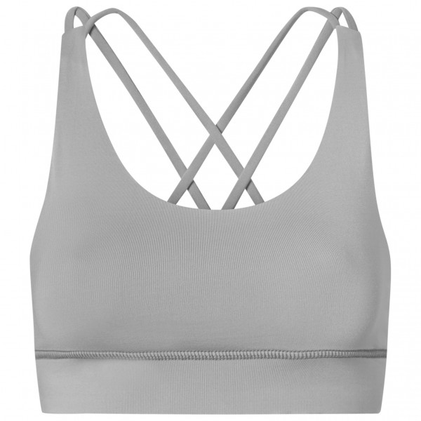 Hey Honey  Women's Criss-Cross Bra - Sportbeha, grijs