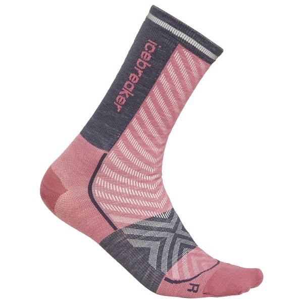 Icebreaker  Women's Merino Run+ Ultralight Crew - Hardloopsokken, roze