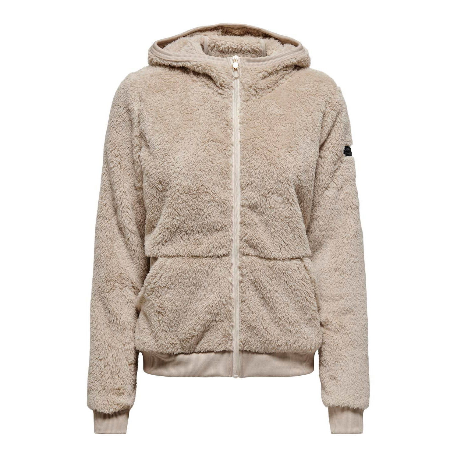 Only play Fluffy Zip Hoodie Jacket