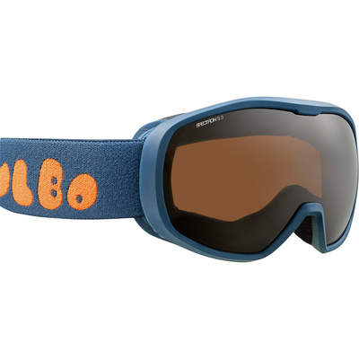 Julbo J7582 Kinder-Skibrille Vollrand Monoscheibe Kunststoff-Gestell, blau