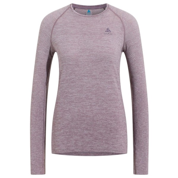 Odlo  Women's T-Shirt Crew Neck L/S Essential Seamless - Sportshirt, roze