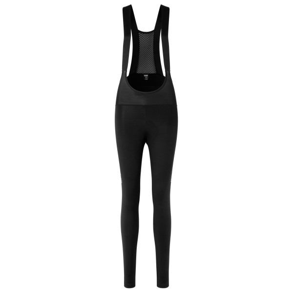 GripGrab  Women's ThermaShell Water-Resistant Bib Tights - Fietsbroek, zwart