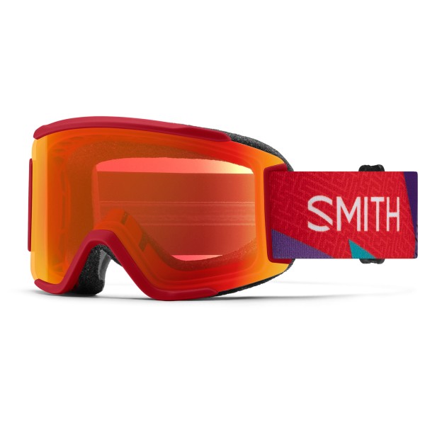 Smith  Squad S ChromaPop Mirror S2 VLT 25% + S1 VLT 65% - Skibril rood