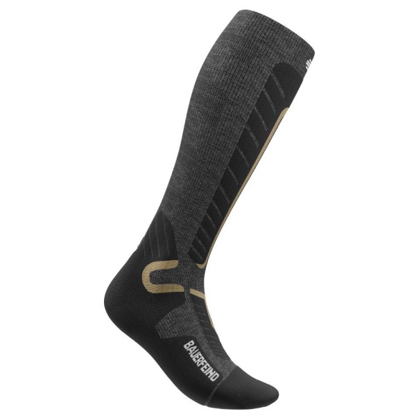 Bauerfeind Sports  Ski Alpine Compression Socks - Skisokken, zwart/grijs