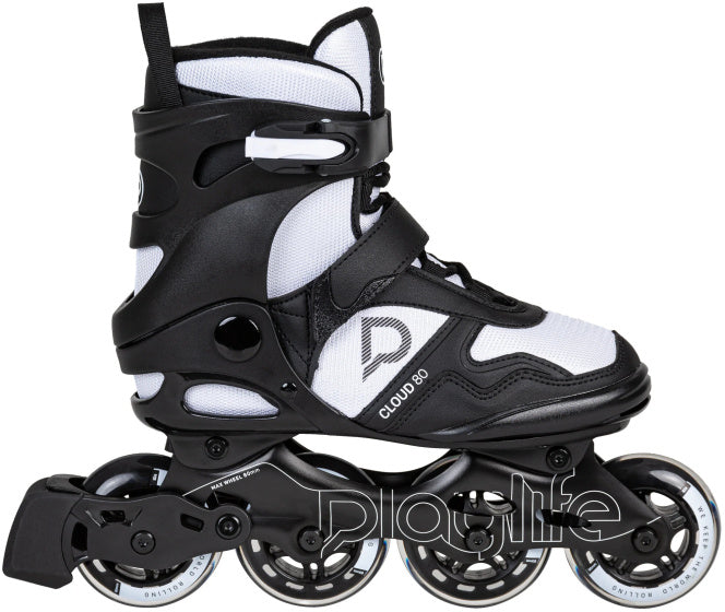 Playlife Cloud Fitness inline skates 82A zwart/wit