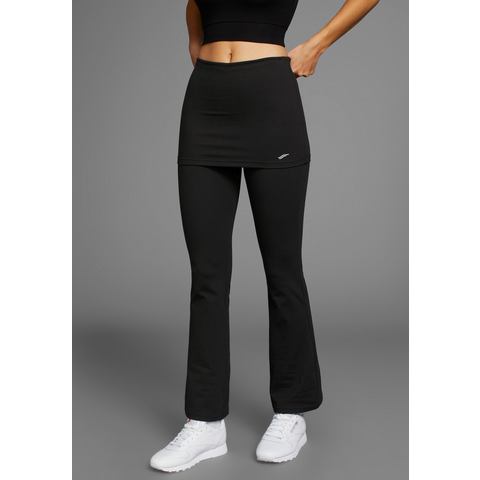 FAYN SPORTS Jazzpants Jerseylegging met aangestikte rok