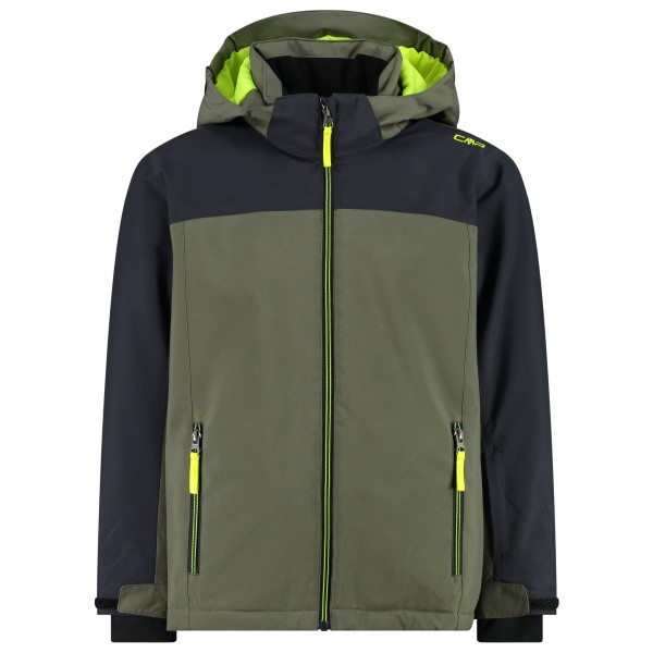 CMP  Boy's Jacket Snaps Hood Twill - Ski-jas, olijfgroen