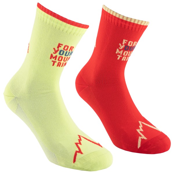 La sportiva  For Your Mountain Socks - Hardloopsokken, rood