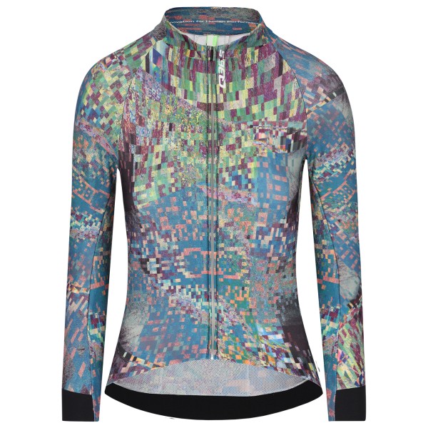 Q36.5  Women's Gregarius Hybrid Thermomap Long Sleeve Jersey - Fietsshirt, grijs