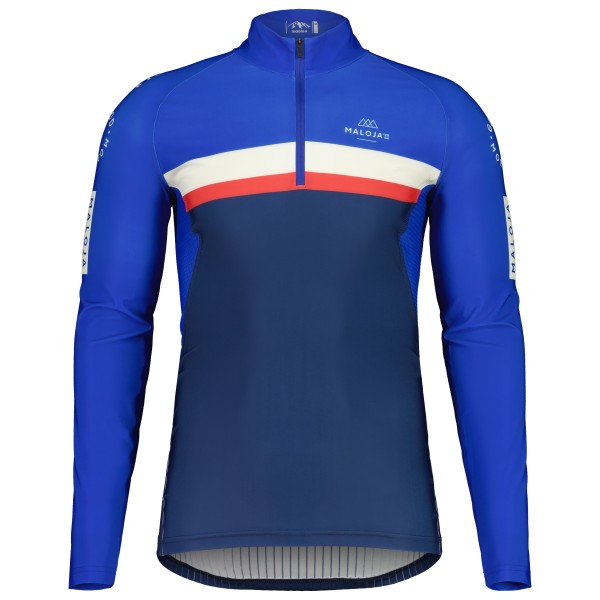 Maloja  FedeM. Shirt - Langlaufjas, blauw