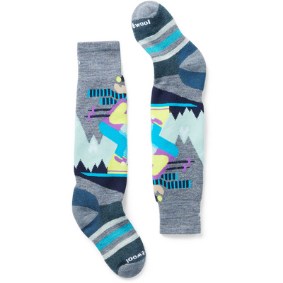 SmartWool Kinderen Full Cushion Mountain Moose Pattern OTC Sokken