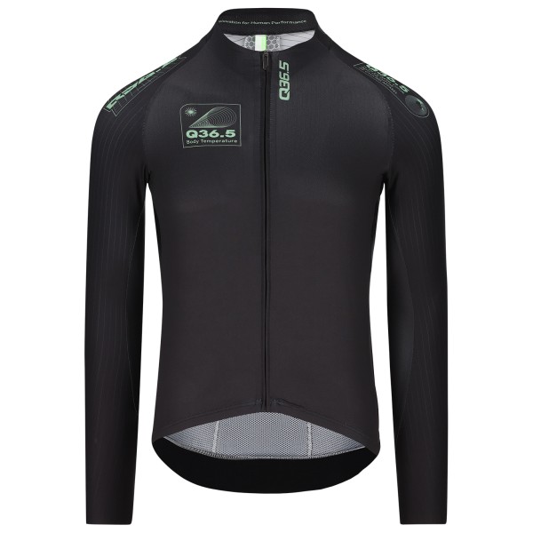 Q36.5  Gregarius Hybrid Light Retrofuture Long Sleeve Jersey - Fietsshirt, zwart