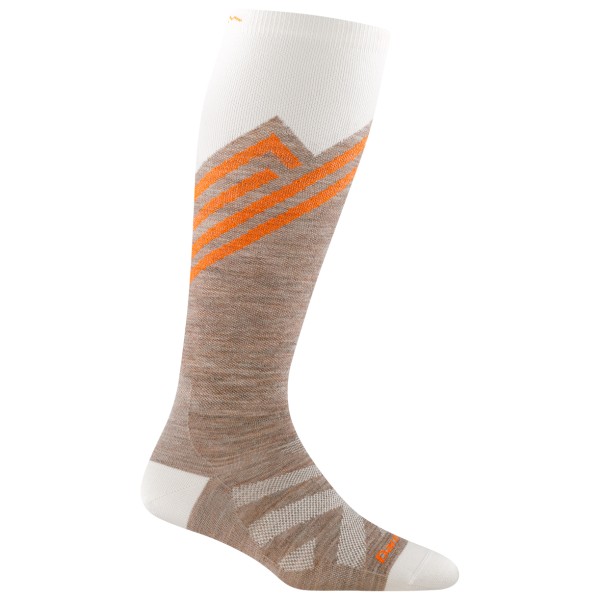 Darn Tough  Women's Peaks RFL Over the Calf Ultra-Lightweight - Skisokken, bruin