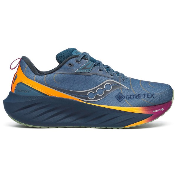 Saucony  Women's Triumph 22 GTX - Hardloopschoenen, blauw