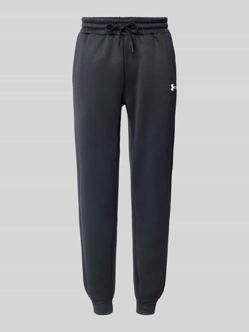 Under Armour Regular fit sweatbroek met logoprint