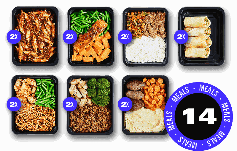 Prep The Food Prep Meals | 10 smaken pakket high protein mix