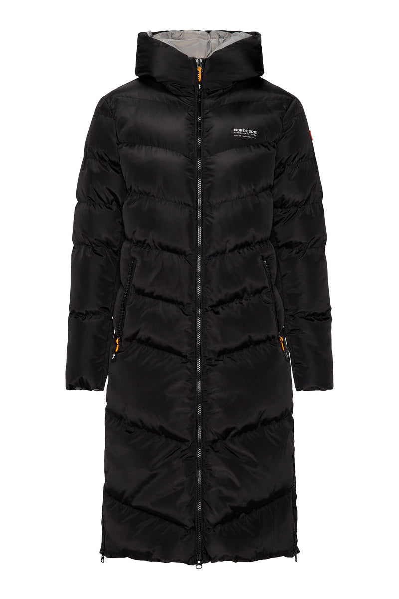 Nordberg Helena puffer winterjas dames zwart