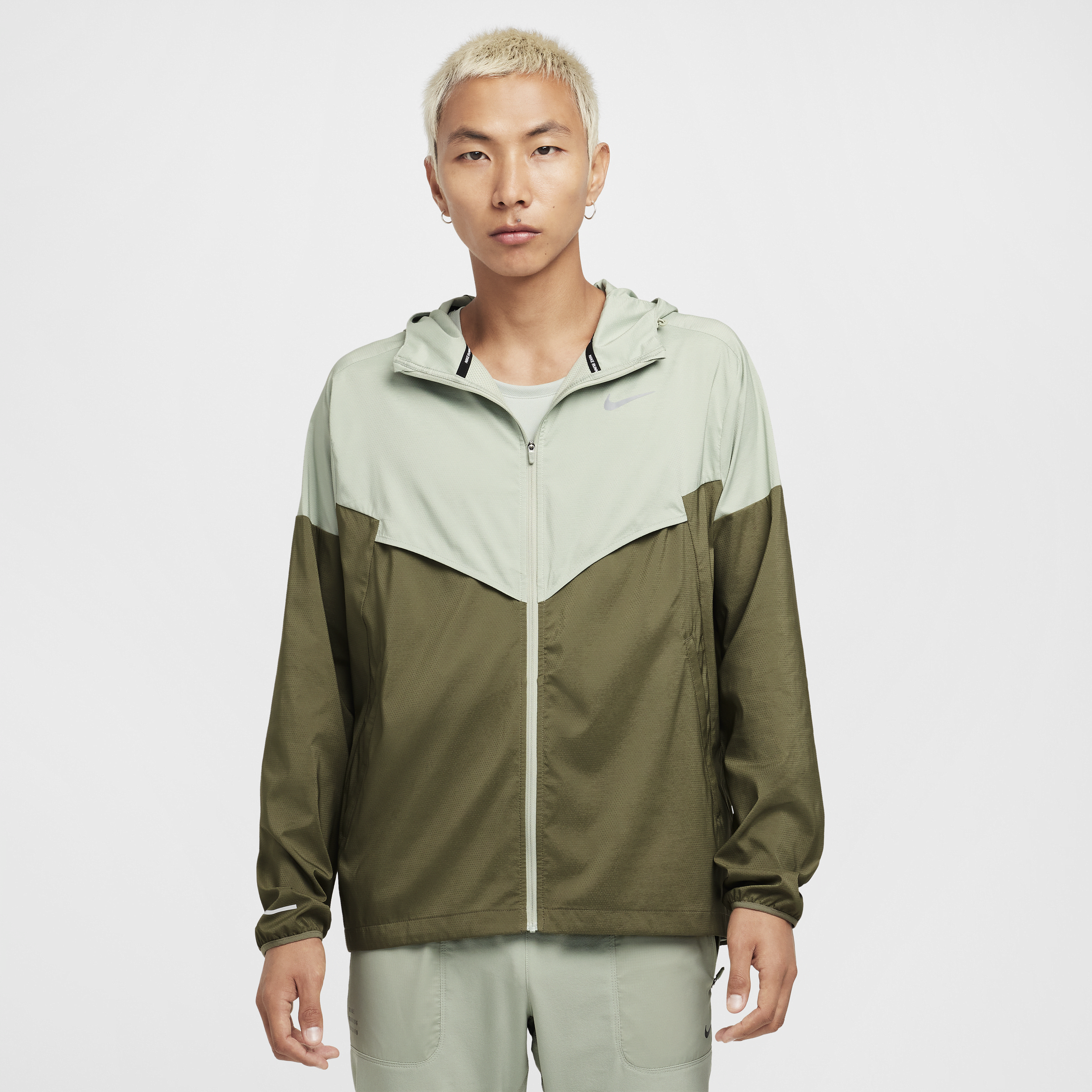 Nike Windrunner Repel hardloopjack voor heren - Groen