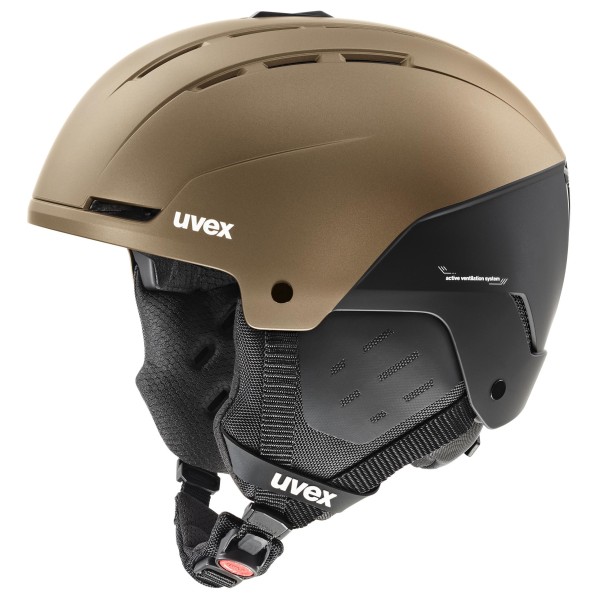 uvex Stance Skihelm 51-55 cm, 16 brown/black matt)