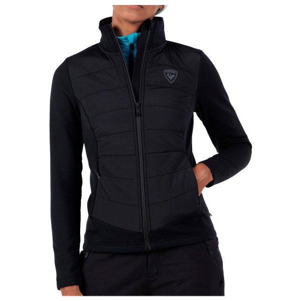 Rossignol  Women's Classique Hybrid Clim Full Zip - Synthetisch jack, zwart