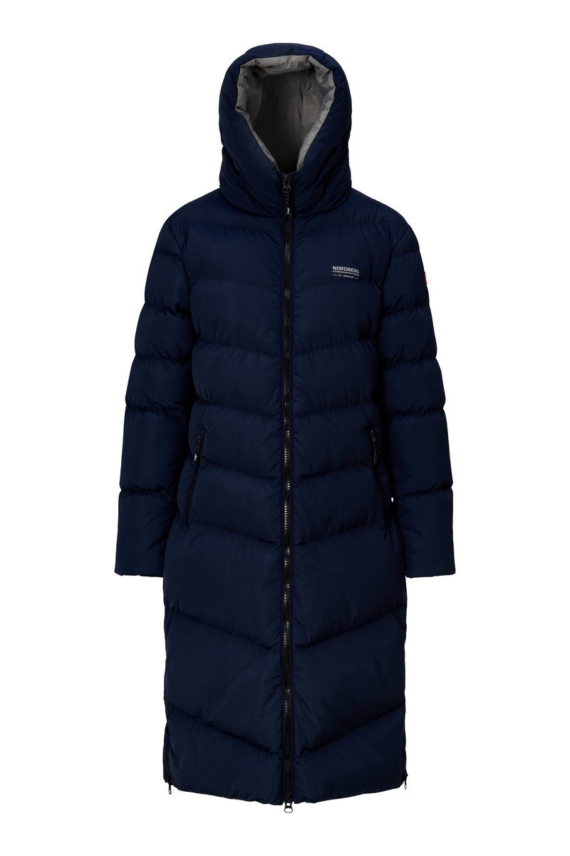 Nordberg Helena puffer winterjas dames navy