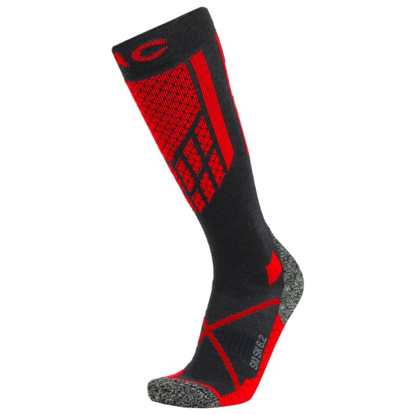 P.A.C.  Women's SK 6.2 Merino Technical Pro - Skisokken, rood