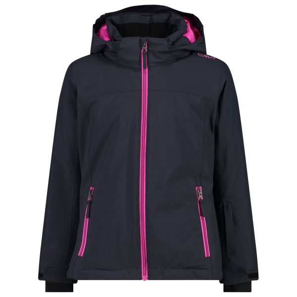 CMP  Girl's Jacket Snaps Hood Twill - Ski-jas, blauw