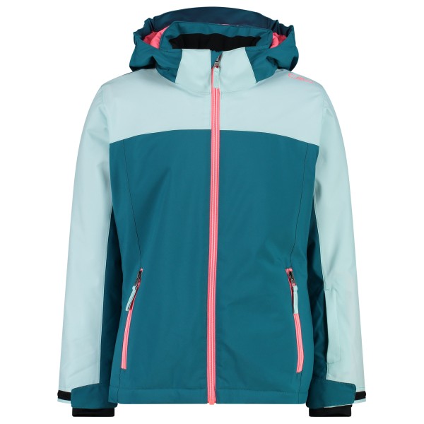 CMP  Girl's Jacket Snaps Hood Twill - Ski-jas, turkoois